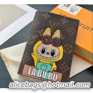 New Design Louis Vuitton Labubu Passport Cover M0722 2025
