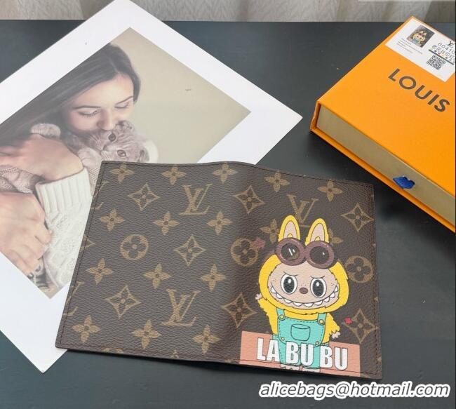 New Design Louis Vuitton Labubu Passport Cover M0722 2025