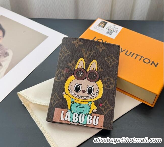 New Design Louis Vuitton Labubu Passport Cover M0722 2025
