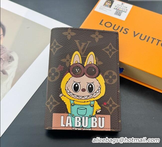 New Design Louis Vuitton Labubu Passport Cover M0722 2025