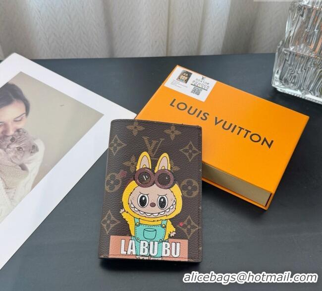 New Design Louis Vuitton Labubu Passport Cover M0722 2025