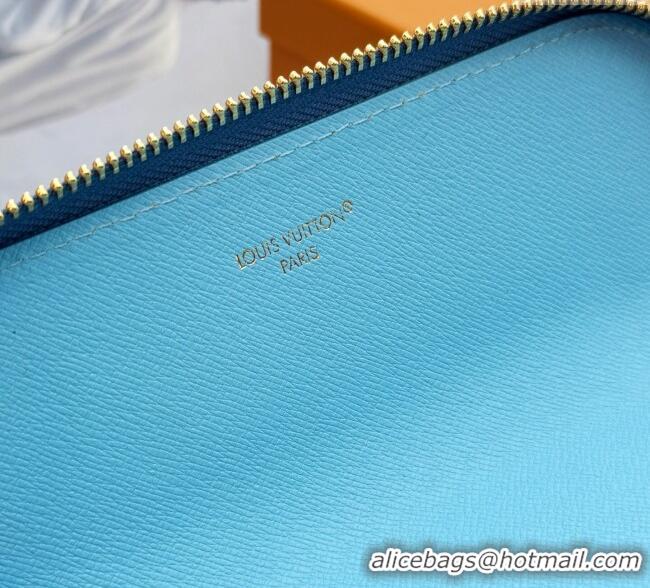 Good Quality Louis Vuitton Charlotte Pencil Pouch GI1355 Blue 2025