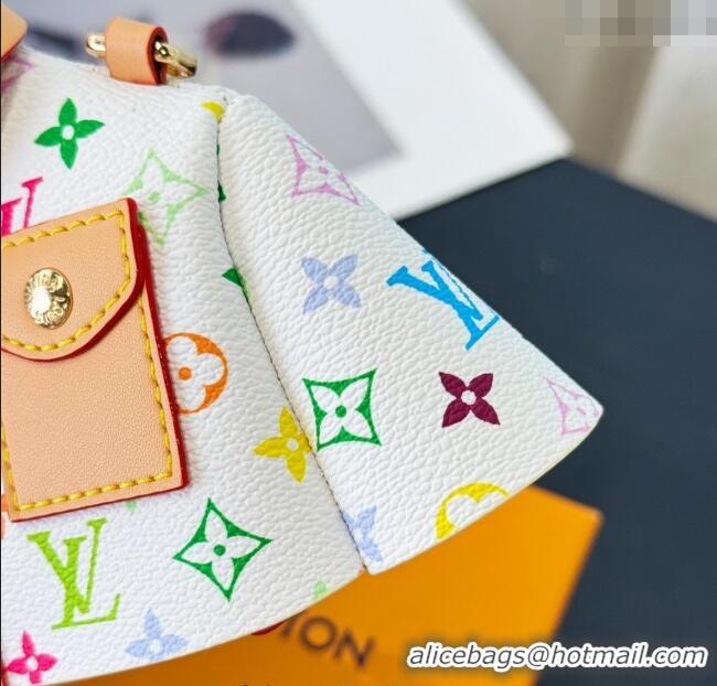 Famous Brand Louis Vuitton LV x TM Shirt Chain Mini bag 0722 White/Multicolor 2025