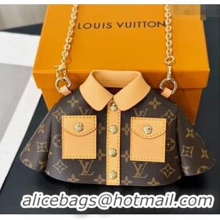 Most Popular Louis Vuitton LV x TM Shirt Chain Mini bag 0722 Brown/Apricot 2025