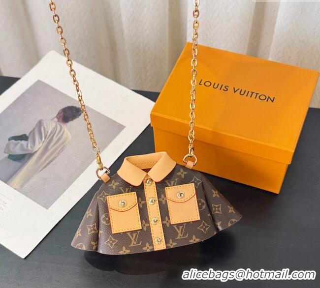 Most Popular Louis Vuitton LV x TM Shirt Chain Mini bag 0722 Brown/Apricot 2025