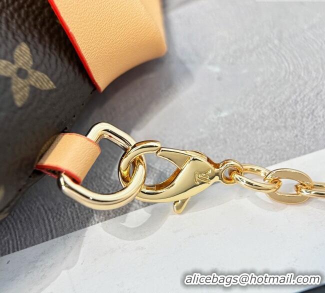 Most Popular Louis Vuitton LV x TM Shirt Chain Mini bag 0722 Brown/Apricot 2025