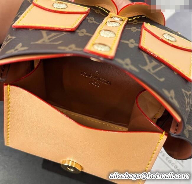 Most Popular Louis Vuitton LV x TM Shirt Chain Mini bag 0722 Brown/Apricot 2025