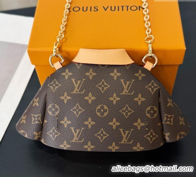 Most Popular Louis Vuitton LV x TM Shirt Chain Mini bag 0722 Brown/Apricot 2025