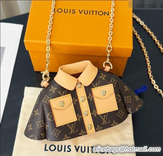 Most Popular Louis Vuitton LV x TM Shirt Chain Mini bag 0722 Brown/Apricot 2025