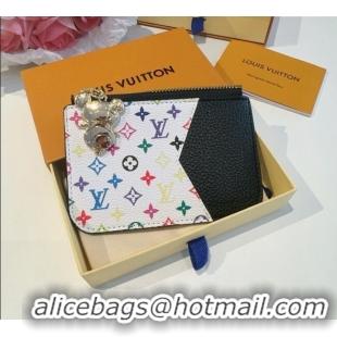 Promotional Louis Vuitton LV x TM Romy Card Holder Wallet 0722 Black 2025