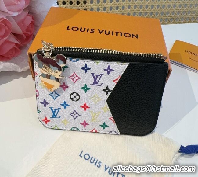 Promotional Louis Vuitton LV x TM Romy Card Holder Wallet 0722 Black 2025