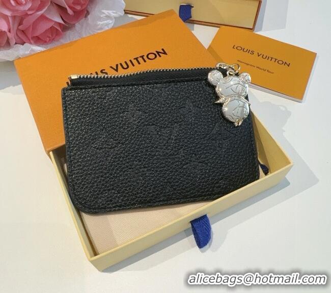 Promotional Louis Vuitton LV x TM Romy Card Holder Wallet 0722 Black 2025