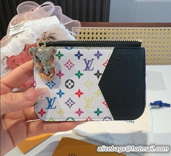 Promotional Louis Vuitton LV x TM Romy Card Holder Wallet 0722 Black 2025