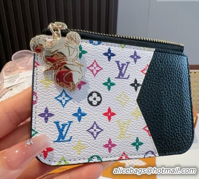 Promotional Louis Vuitton LV x TM Romy Card Holder Wallet 0722 Black 2025