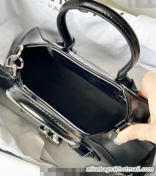 Buy Luxury Givenchy Mini Antigona Stretch Bag in Box Leather 19113 Black 2023