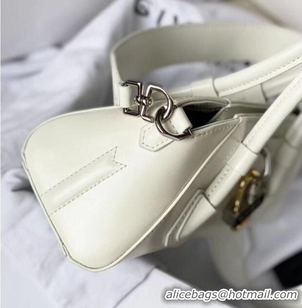 Specials Cheap Givenchy Mini Antigona Stretch Bag in Box Leather 19113 White 2023