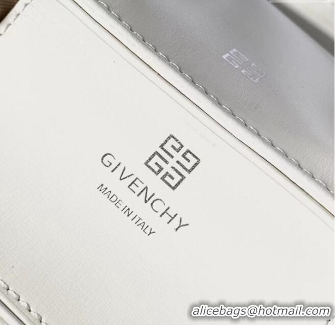 Specials Cheap Givenchy Mini Antigona Stretch Bag in Box Leather 19113 White 2023