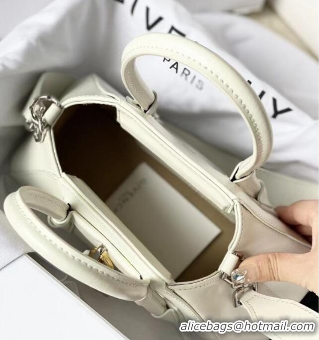 Specials Cheap Givenchy Mini Antigona Stretch Bag in Box Leather 19113 White 2023