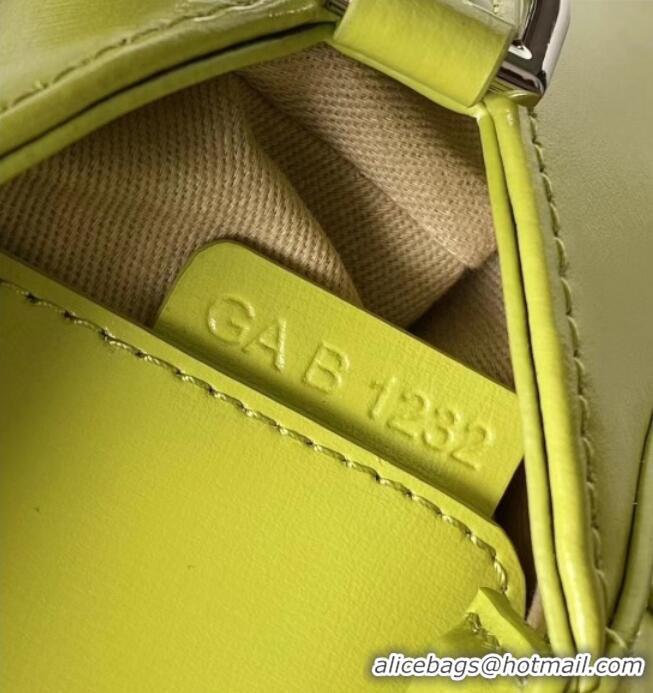 Good Quality Givenchy Mini Antigona Stretch Bag in Box Leather 19113 Neon Yellow 2023