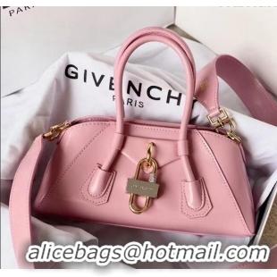 Best Price Givenchy Mini Antigona Stretch Bag in Box Leather 19113 Light Pink 2023