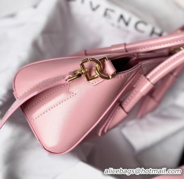 Best Price Givenchy Mini Antigona Stretch Bag in Box Leather 19113 Light Pink 2023