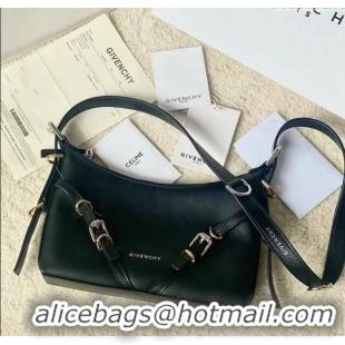 Classic Discount Givenchy Mini Voyou bag in leather 19928 Black 2023