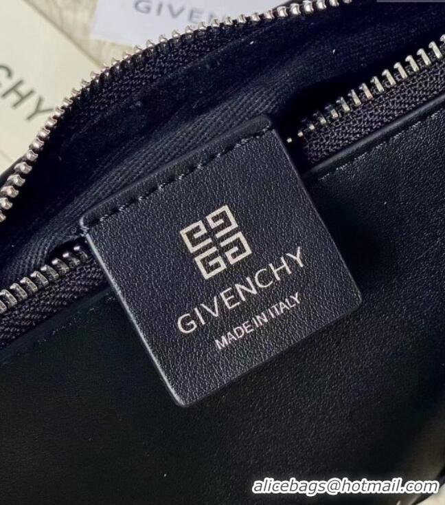 Classic Discount Givenchy Mini Voyou bag in leather 19928 Black 2023