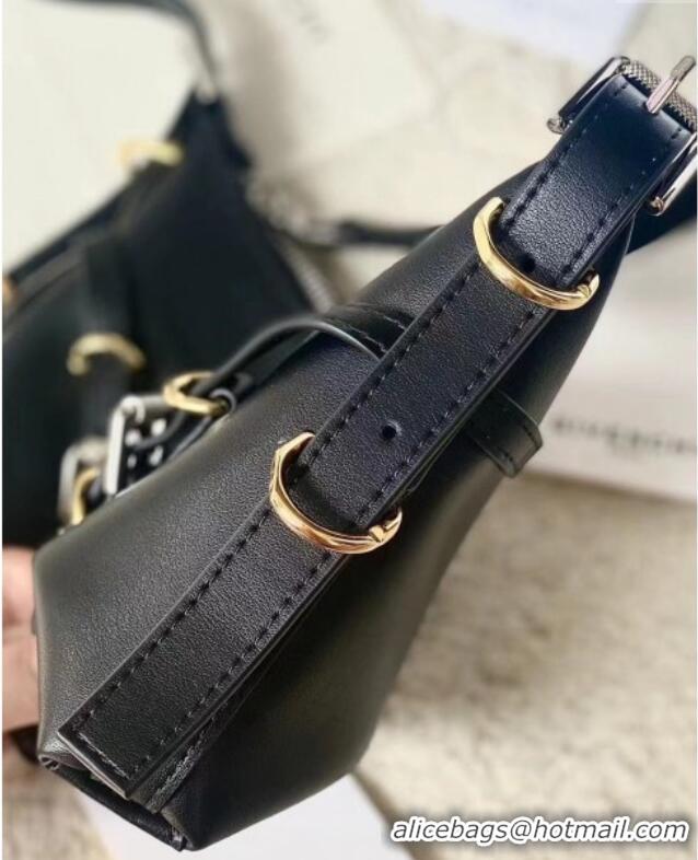 Classic Discount Givenchy Mini Voyou bag in leather 19928 Black 2023