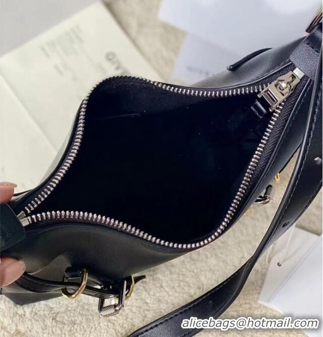Classic Discount Givenchy Mini Voyou bag in leather 19928 Black 2023