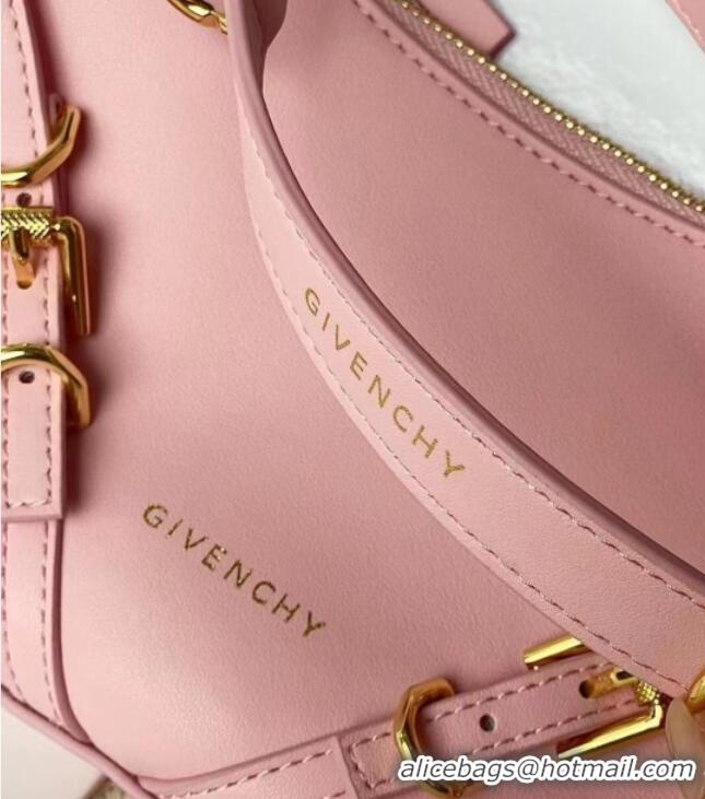 Good Quality Givenchy Mini Voyou bag in leather 19928 Light Pink 2023