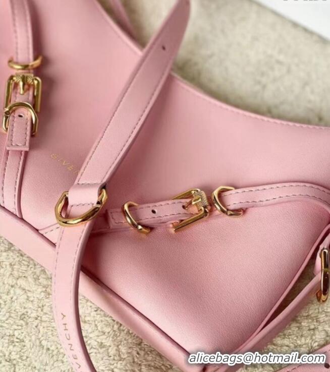 Good Quality Givenchy Mini Voyou bag in leather 19928 Light Pink 2023
