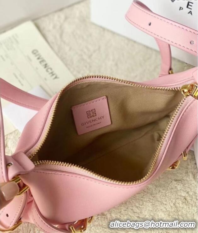 Good Quality Givenchy Mini Voyou bag in leather 19928 Light Pink 2023
