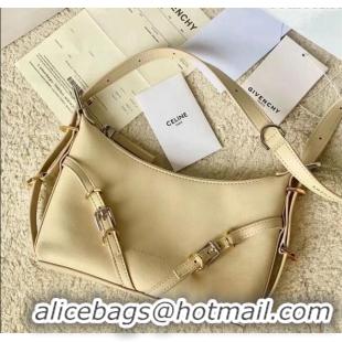 Best Grade Givenchy Mini Voyou bag in leather 19928 Yellow 2023