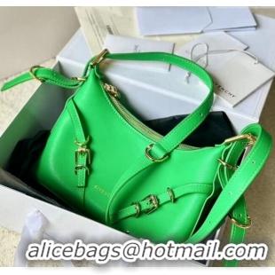 Stylish Cheap Givenchy Mini Voyou bag in leather 19928 Green 2023