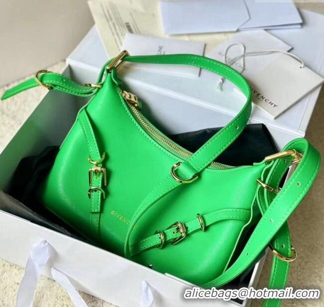 Stylish Cheap Givenchy Mini Voyou bag in leather 19928 Green 2023