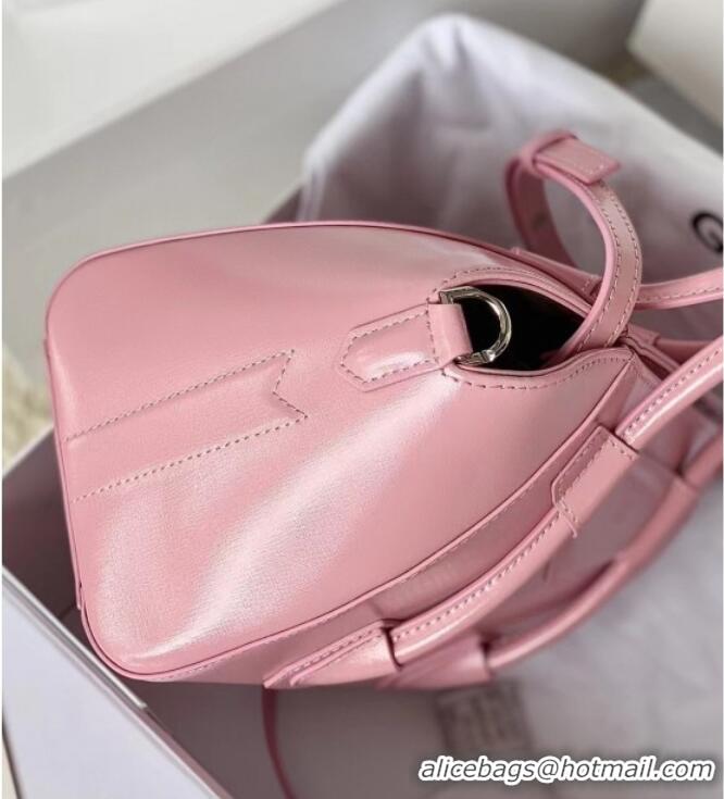 Luxury Cheap Givenchy Mini Antigona Lock Bag in Box Leather 5082 Light Pink 2023