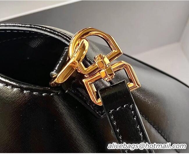 Spot Bulk Givenchy Mini Antigona Lock Bag in Box Leather 5082 Black/Gold 2023