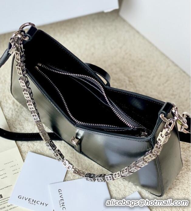 Good Product Givenchy Small Cut Out bag in shiny leather with chain 19119 Black 2023
