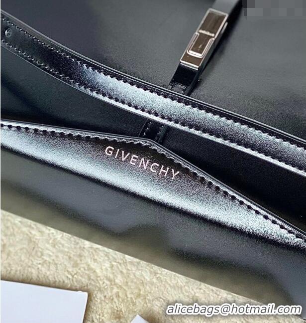 Good Product Givenchy Small Cut Out bag in shiny leather with chain 19119 Black 2023