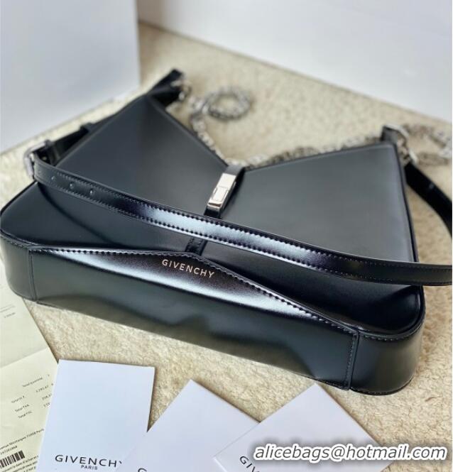 Good Product Givenchy Small Cut Out bag in shiny leather with chain 19119 Black 2023