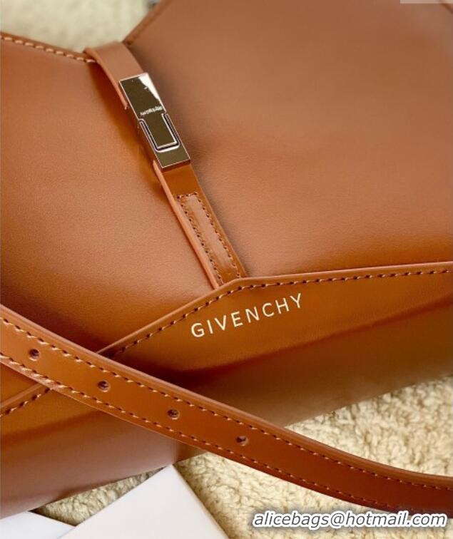 Top Design Givenchy Small Cut Out bag in shiny leather with chain 19119 Brown 2023