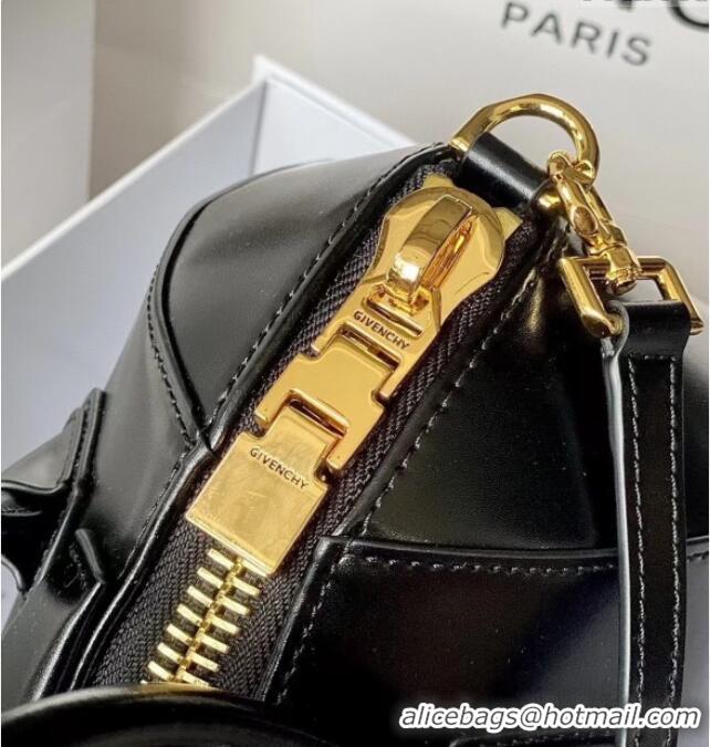 Top Quality Givenchy Mini Antigona bag in Box leather 9981 Black 2023
