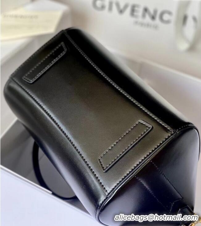 Top Quality Givenchy Mini Antigona bag in Box leather 9981 Black 2023
