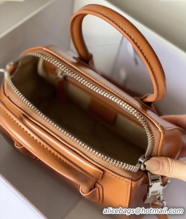 Well Crafted Givenchy Mini Antigona bag in Box leather 9981 Brown 2023