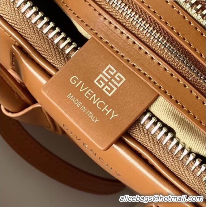 Well Crafted Givenchy Mini Antigona bag in Box leather 9981 Brown 2023