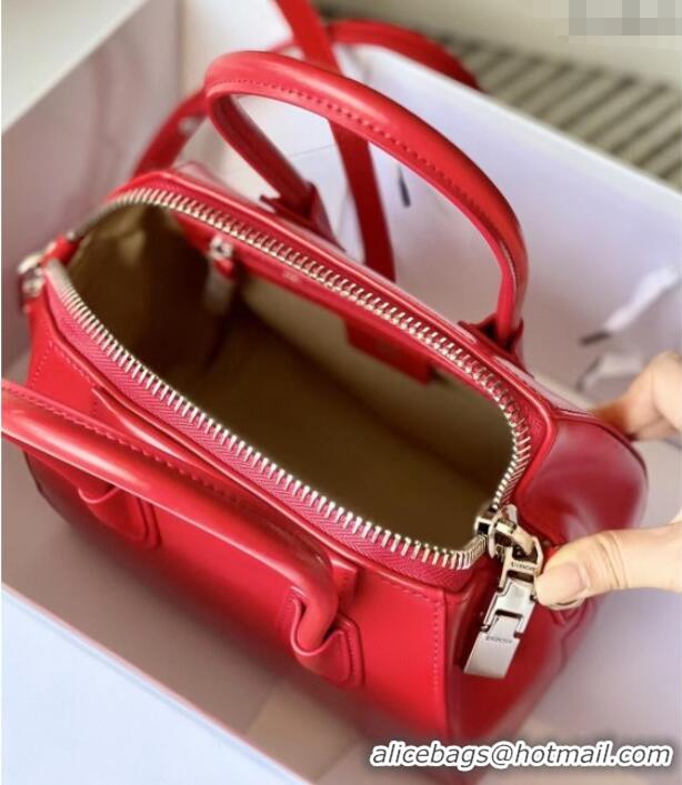 Best Quality Givenchy Mini Antigona bag in Box leather 9981 Red 2023