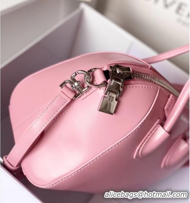 Best Grade Givenchy Mini Antigona bag in Box leather 9981 Light Pink 2023