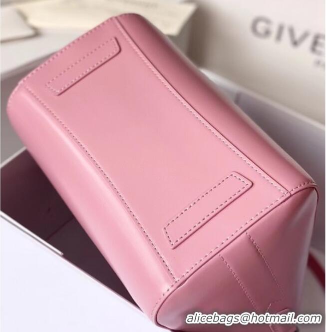 Best Grade Givenchy Mini Antigona bag in Box leather 9981 Light Pink 2023