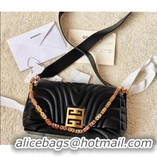 Good Discount Givenchy Small 4G Soft bag in quilted leather with chain 19935 Black 2024