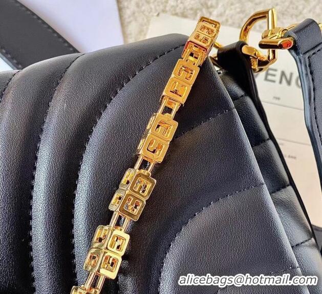 Good Discount Givenchy Small 4G Soft bag in quilted leather with chain 19935 Black 2024